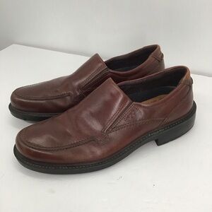 ECCO Men’s Lisbon Apron Leather Slip-On Shoe Loafer Brown Size 41EU - 7 -7.5 US